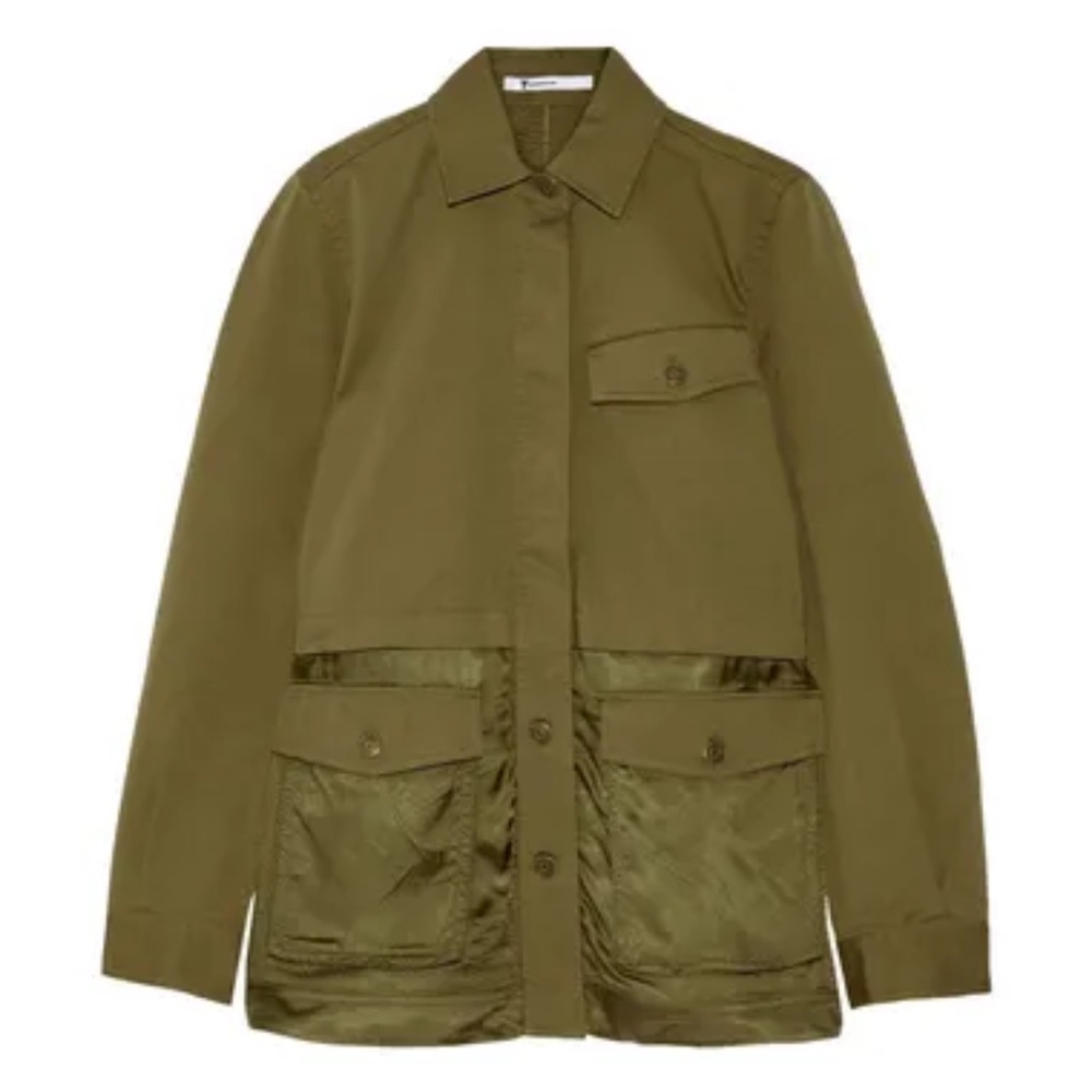 Alexander Wang women’s army Green Utility parka military 8 Relaxed jacket - Picture 15 of 15